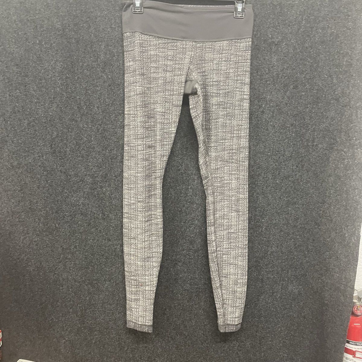 Lululemon Women's Gray White Space Dye Wunder Under High Rise Leggings Sz 6