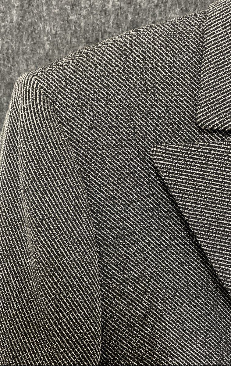 Tahari Arthur S. Levine Women's Black White Double Breasted Peak Lapel Blazer 10