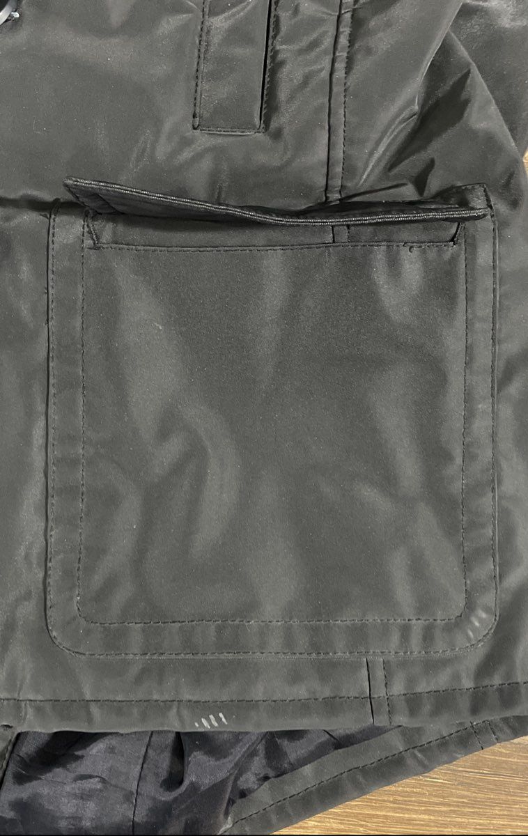 American Eagle Outfitters Women's Black Double Breasted Rain Jacket Sz M