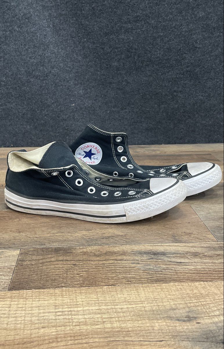 Converse Chuck Taylor All Star Black High Top Canvas Sneakers Mens Size 7
