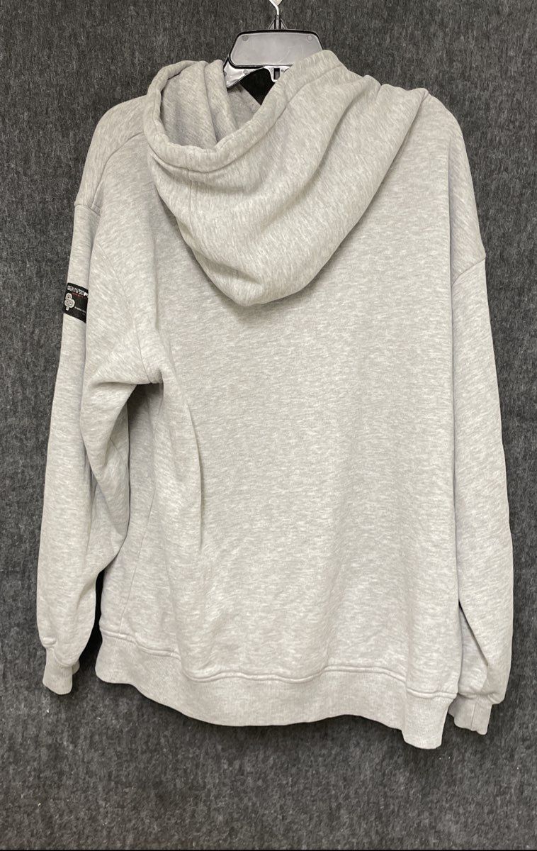 South Pole Men's Gray Pullover Hoodie Sweatshirt Logo Kangaroo Pocket Size M