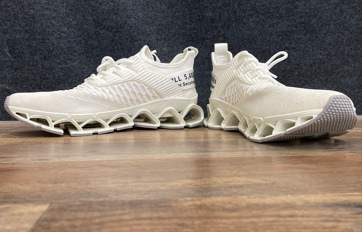 Love Weight Securing System White Knit Blade Fashion Sneakers Size 41