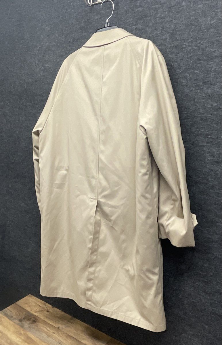 London Fog Women's Beige Vintage 70s Trench Maincoat Removable Pile Lining