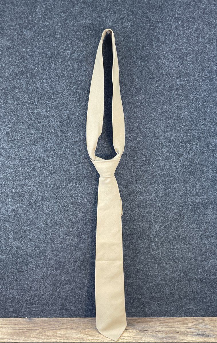 Vintage 80s Officers' Equipment Company Men's USMC Khaki Military Necktie