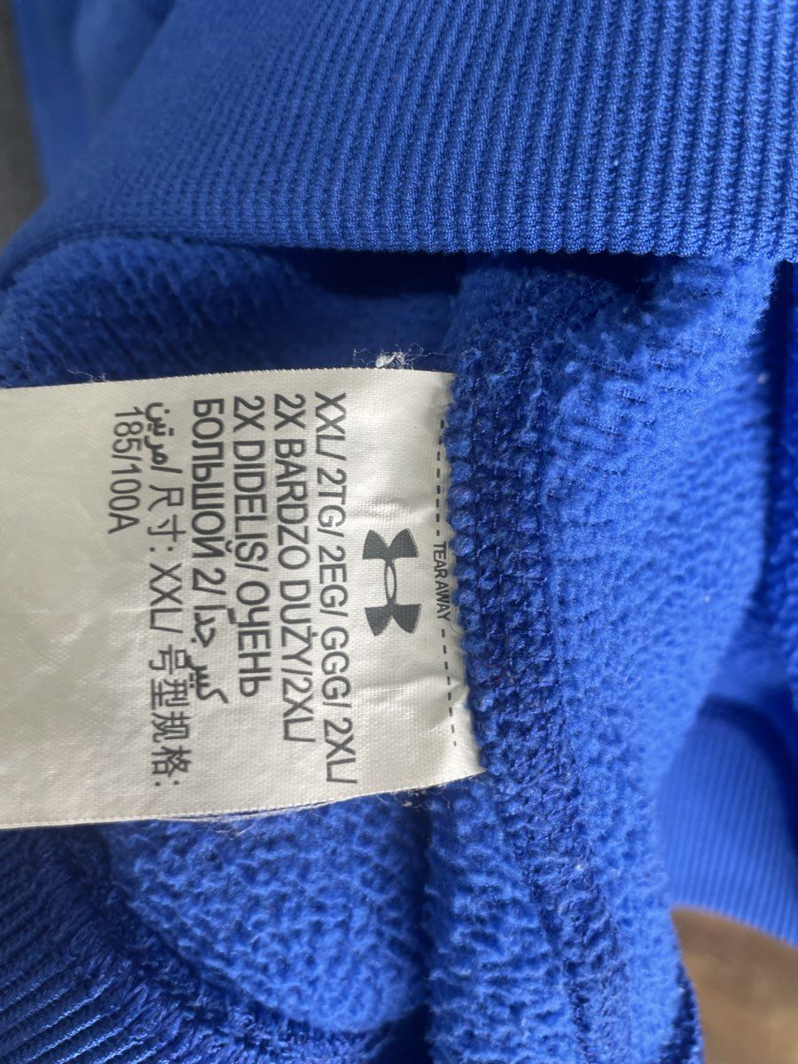 Under Armour Men's Storm Sweater Fleece 1/4 Zip Pullover Blue Sz XXL