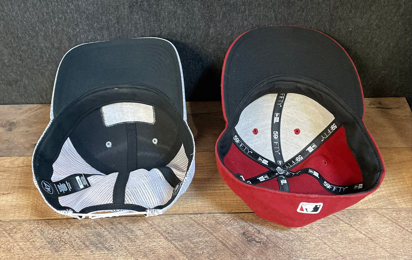 Arizona Diamondbacks MLB Baseball Hat Lot New Era 59FIFTY '47 Brand 2 Pieces