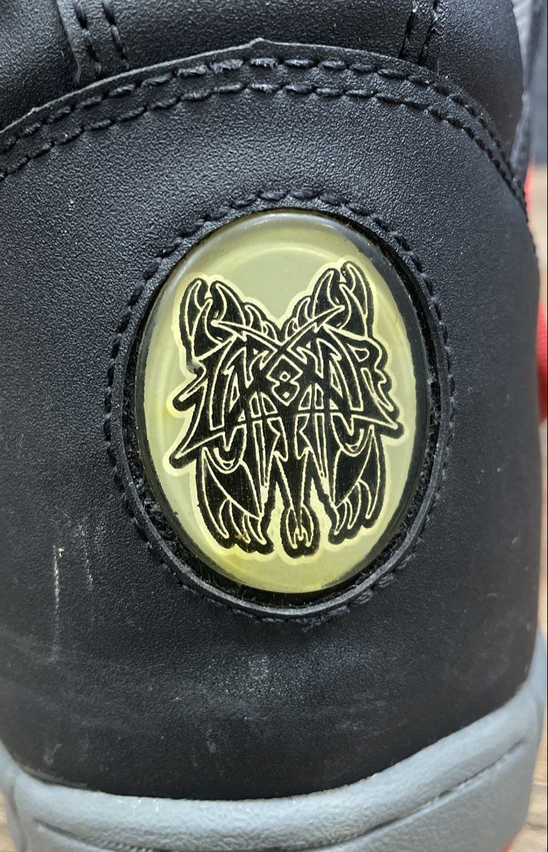 Lamar Snowboard Boots Black Grey Red Mens Size 12