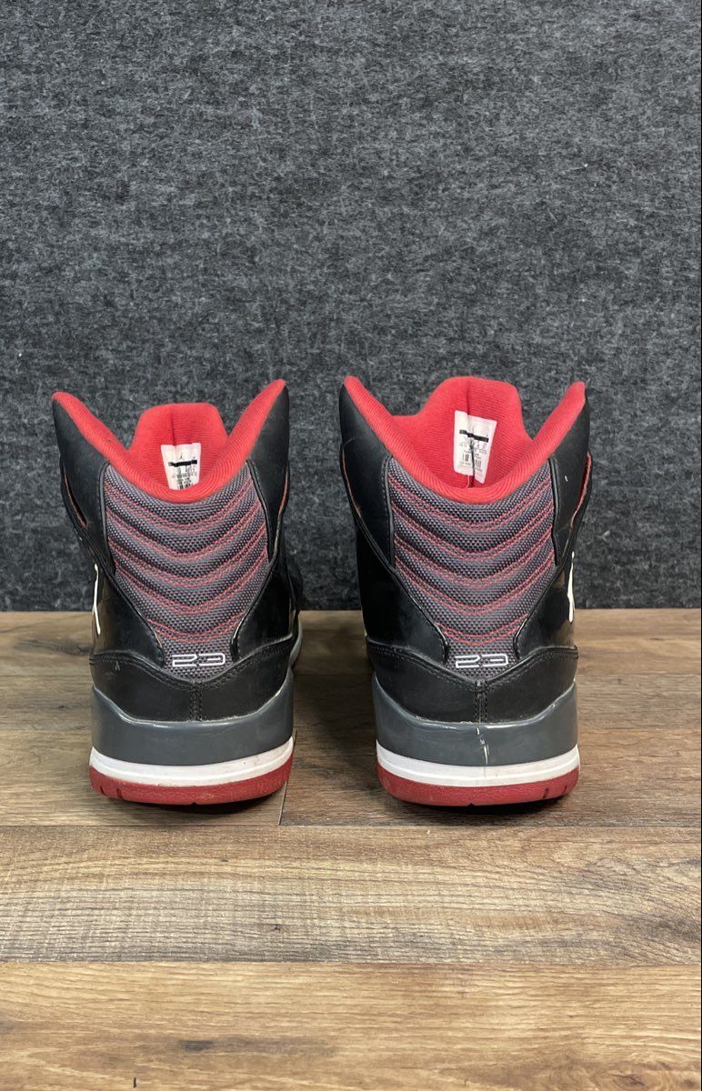 Nike Air Jordan Flight 45 High Black Gym Red Basketball Sneakers Size 13