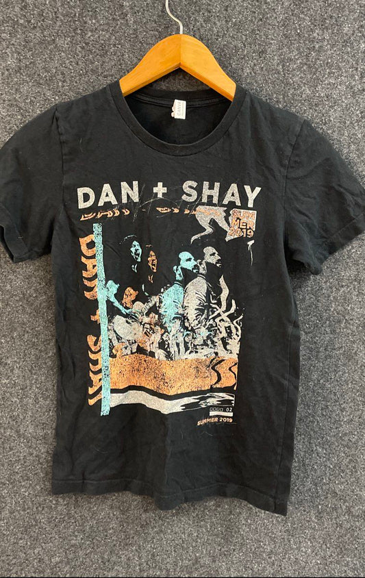 Dan + Shay 2019 Summer Tour Concert T-Shirt Graphic Tee Sz S