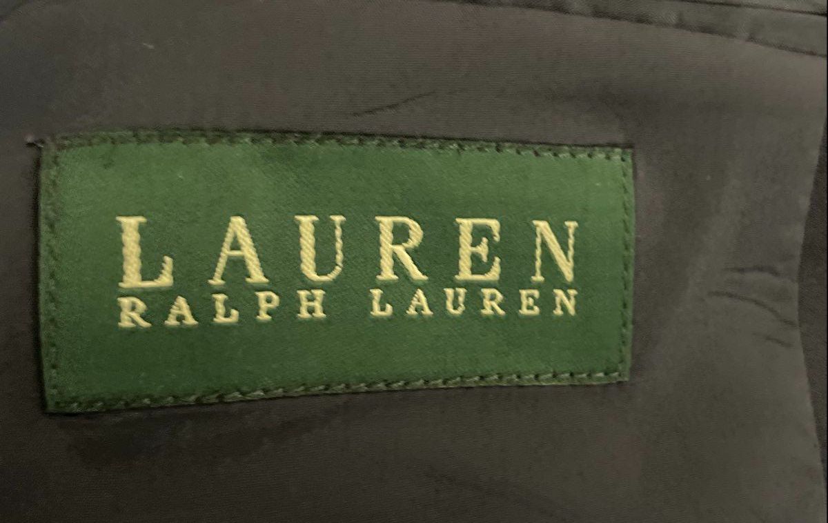 Lauren Ralph Lauren Men's Black Wool 2-Button Blazer Made in Canada Sz 50L