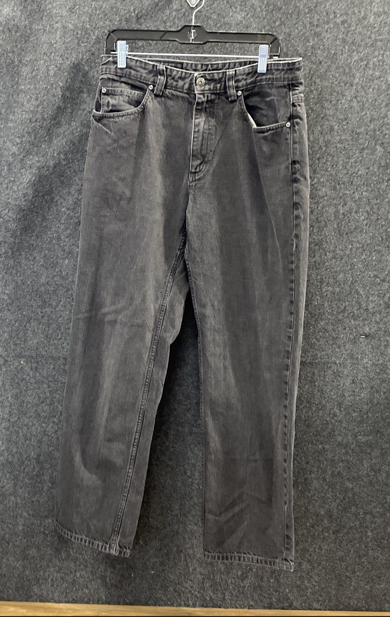 Duluth Trading Co Men's Black Faded 100% Cotton 5-Pocket Work Pants Sz 34x32