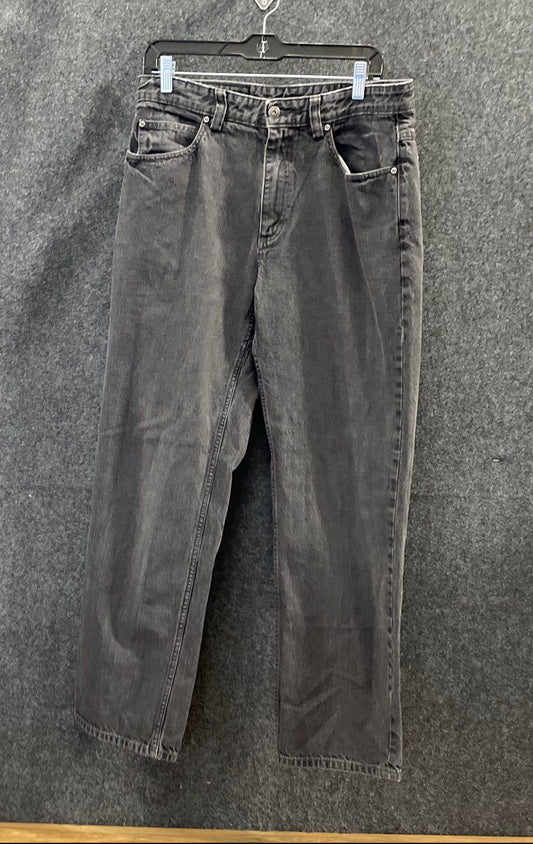 Duluth Trading Co Men's Black Faded 100% Cotton 5-Pocket Work Pants Sz 34x32