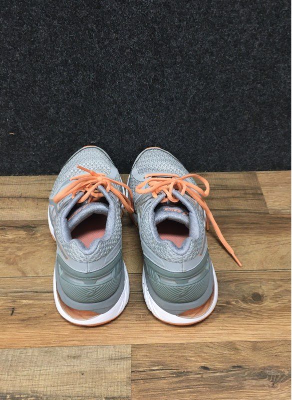 Asics GT-3000 5 Mid Grey Stone Grey Cantaloupe Women's Running Shoes Size 8.5
