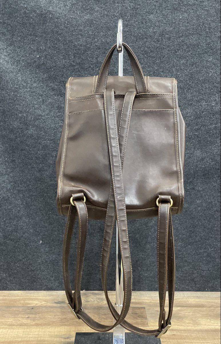 Rosetti Dark Brown Faux Leather Mini Backpack Small Rucksack