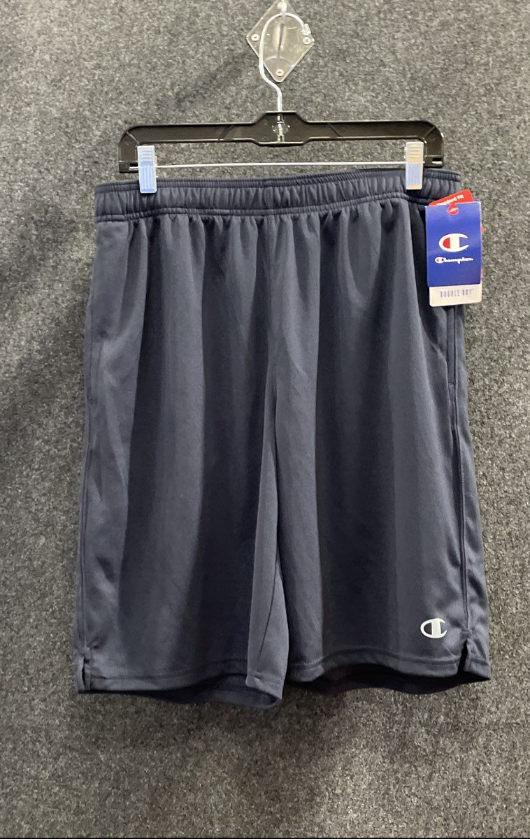 Champion Women's Dark Blue Double Dry Athletic Mesh Shorts Sz L NWT