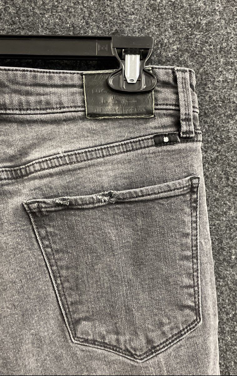 Lucky Brand Women's Bridgette Skinny Jeans Grey High Rise Distressed Sz 6/28