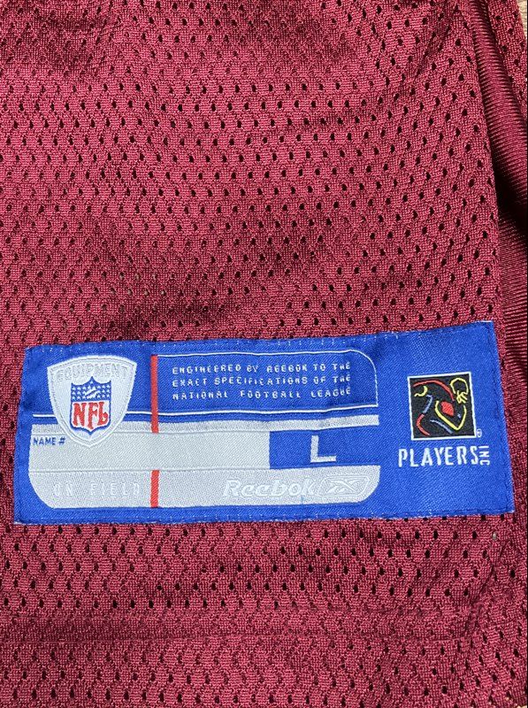 Vintage Reebok Washington Redskins Jason Campbell #17 NFL Jersey Burgundy Sz L