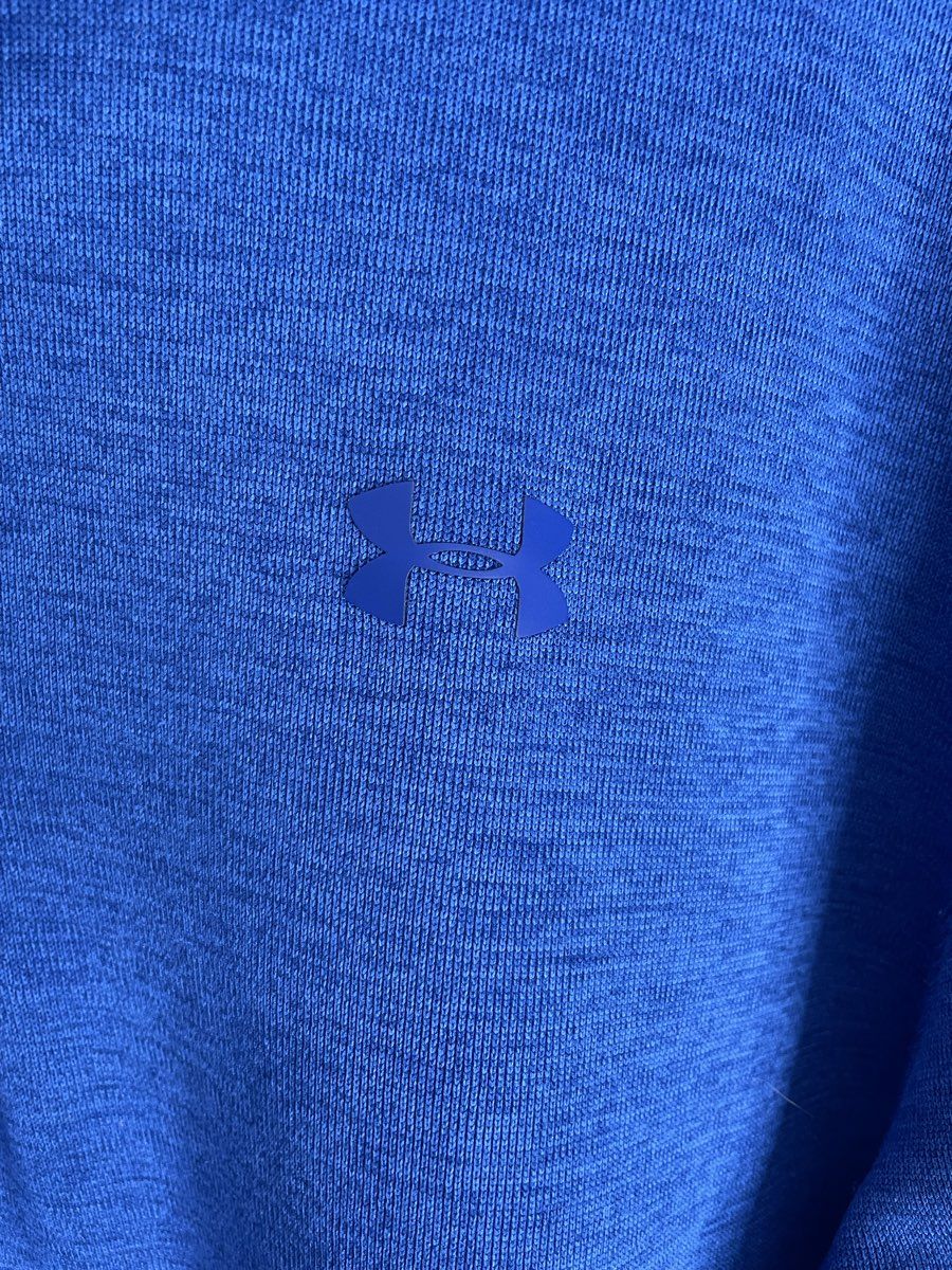 Under Armour Men's Storm Sweater Fleece 1/4 Zip Pullover Blue Sz XXL