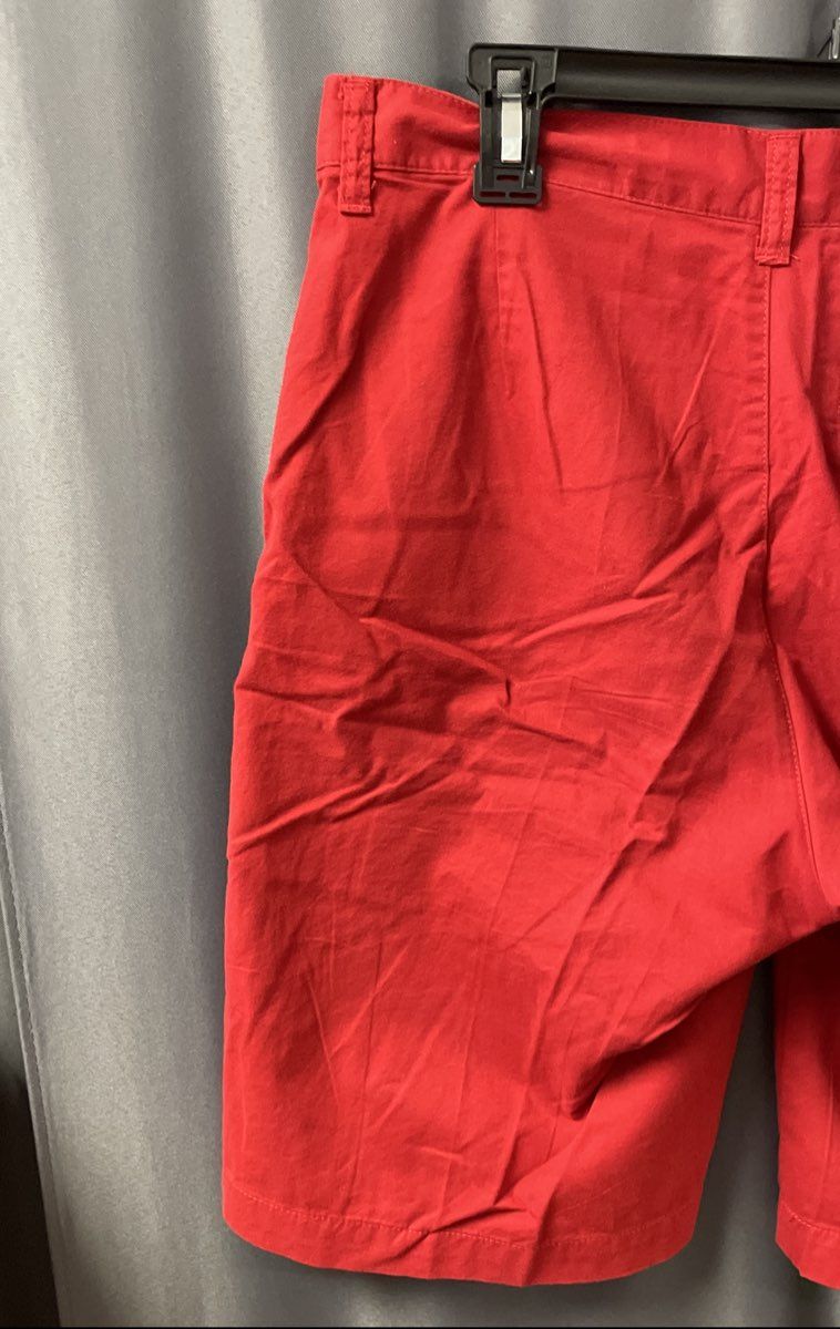 Columbia Men's Red 100% Cotton Cargo Utility Shorts Sz 32x10