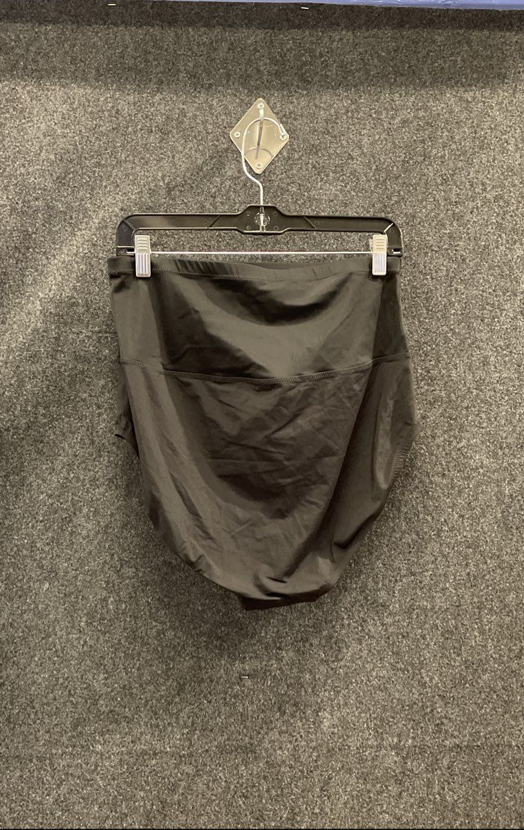 Leilani Plus Women's Black Tummy Control Swim Pant High Waisted NWT Sz 18W
