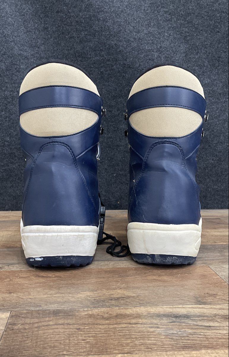 Vintage 90s Liquid Mercury Tan Blue Snowboots Size 10