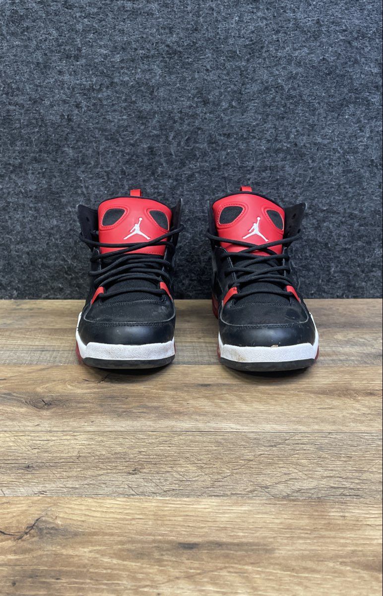Nike Air Jordan Jumpman MVP Black University Red White Sneakers Size 5Y