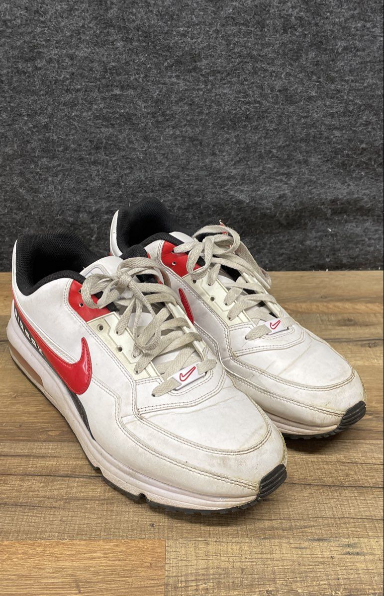 Nike Air Max LTD 3 White University Red Black Sneakers Men's Size 11.5
