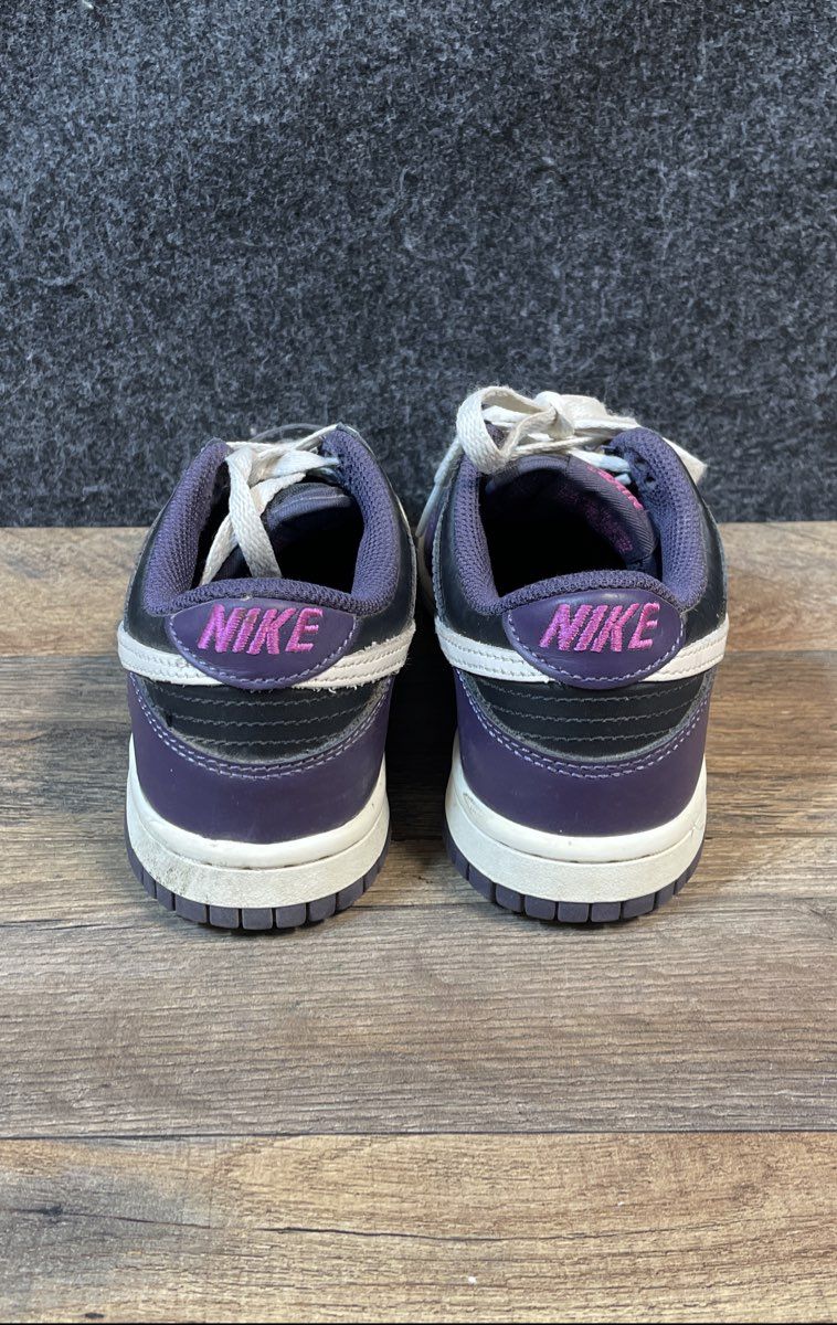 Nike Dunk Low Cave Purple Black Pink GS Sneakers Size 4.5Y