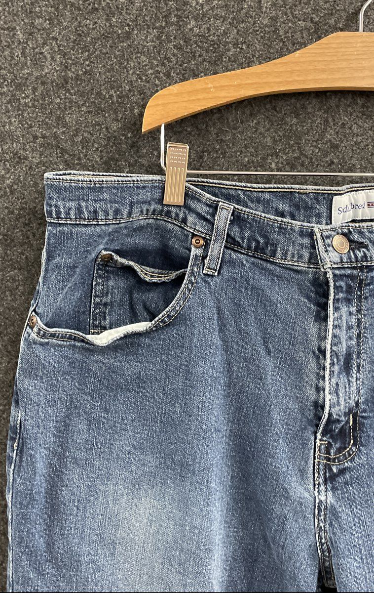 Saddlebred Men's Blue Tapered Fit Denim Jeans Sz 40x30