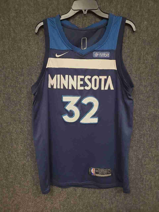 Nike Men's Minnesota Timberwolves Karl-Anthony Towns 32 NBA Jersey Blue Sz 50 XL