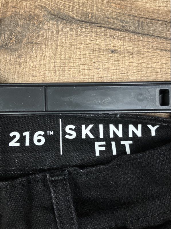 Denizen from Levi's Men's 216 Skinny Fit Black Stretch Jeans Sz 33x30 NWT