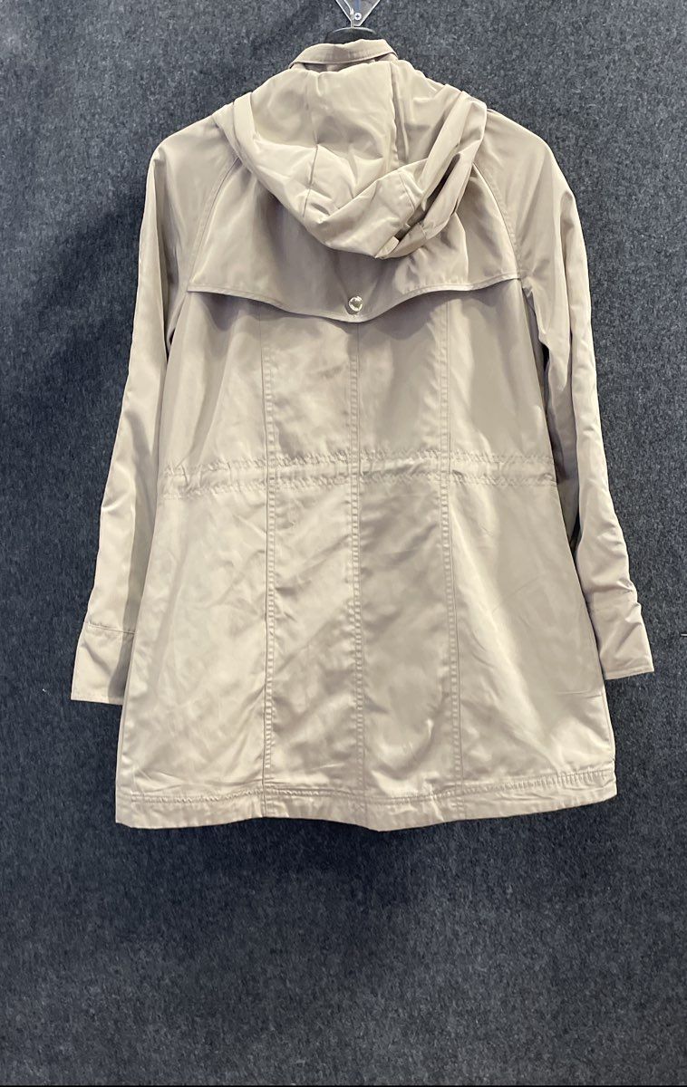 Michael Kors Women's Tan Hooded Cinched Waist Utility Field Jacket Sz S