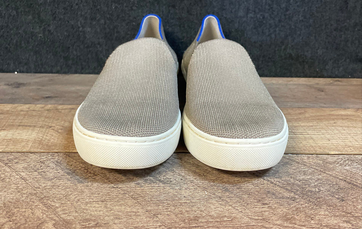 Rothy's The Sneaker Beige Sand Knit Slip On Sneakers Women's Size 8