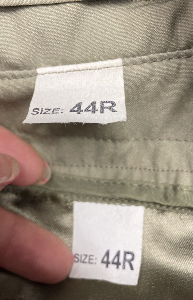 The Marine Shop Men's Khaki USMC Approved All-Weather Trench Coat Sz 44R