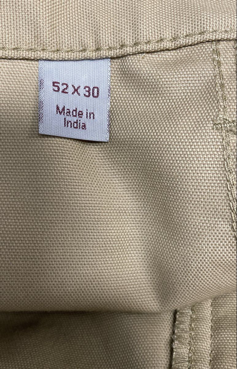 Carhartt Men's Rugged Flex Relaxed Fit Khaki Canvas Work Pants NWT Sz 52x30