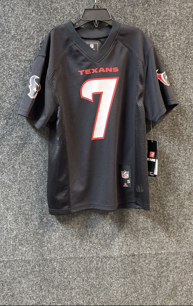 NFL Team Apparel Youth C.J. Stroud Houston Texans Jersey Black NWT Small 8