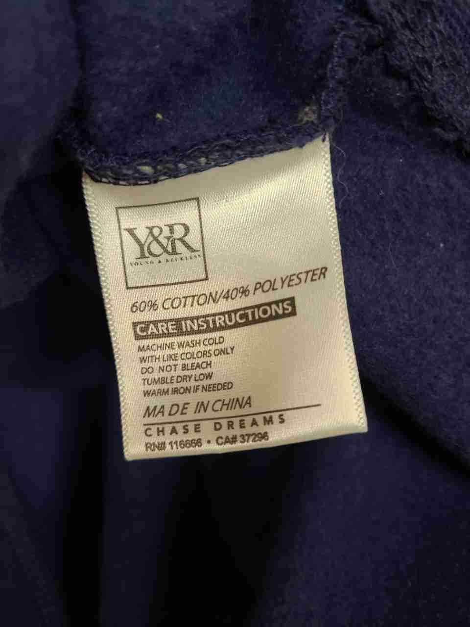 Young & Reckless Men's Purple Graphic Car Print Crewneck Sweatshirt Sz L