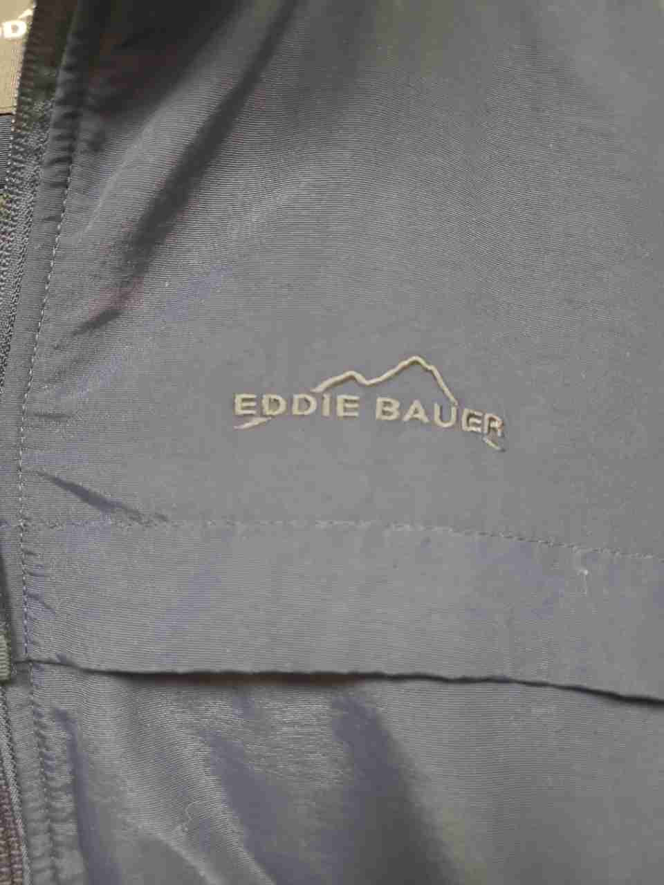 Eddie Bauer Men's Jacket Navy Blue Thermore Insulated Full Zip Sz XXLT