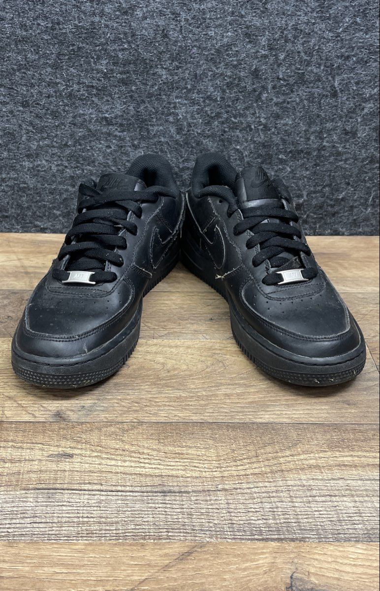 Nike Air Force 1 Low Triple Black GS Sneakers Size 7Y DH2920-001
