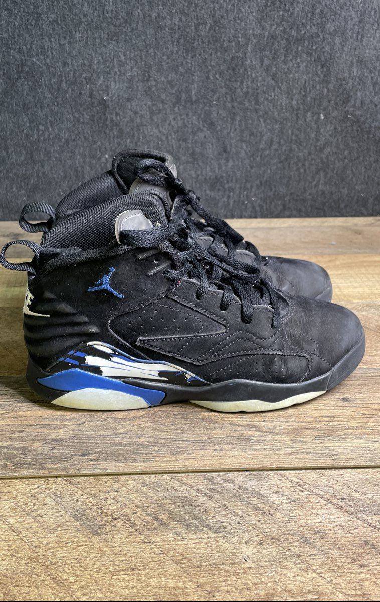 Nike Air Jordan MVP Black Royal Youth Basketball Sneakers Size 3Y