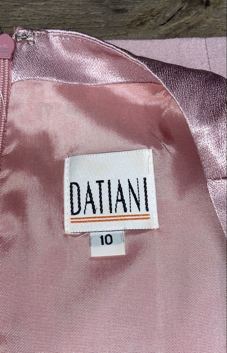 Datiani Women's Pink Halter Neck Maxi Dress Bow Detail Side Slit Gown