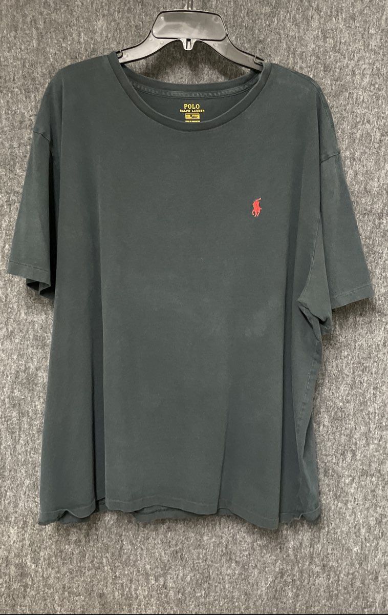 Polo Ralph Lauren Men's Dark Gray Short Sleeve Pony Logo T-Shirt Sz XXL