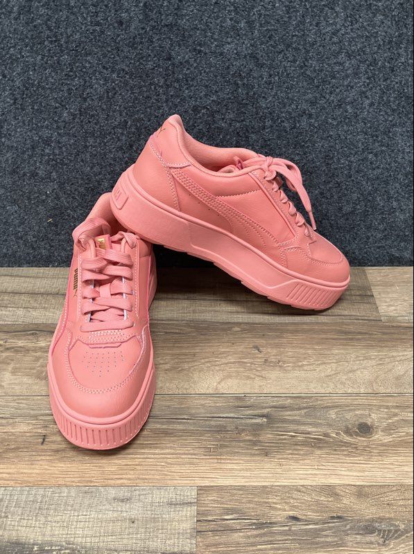 Puma Karmen Rebelle Pink Peach Platform Women's Lifestyle Sneakers Size 8