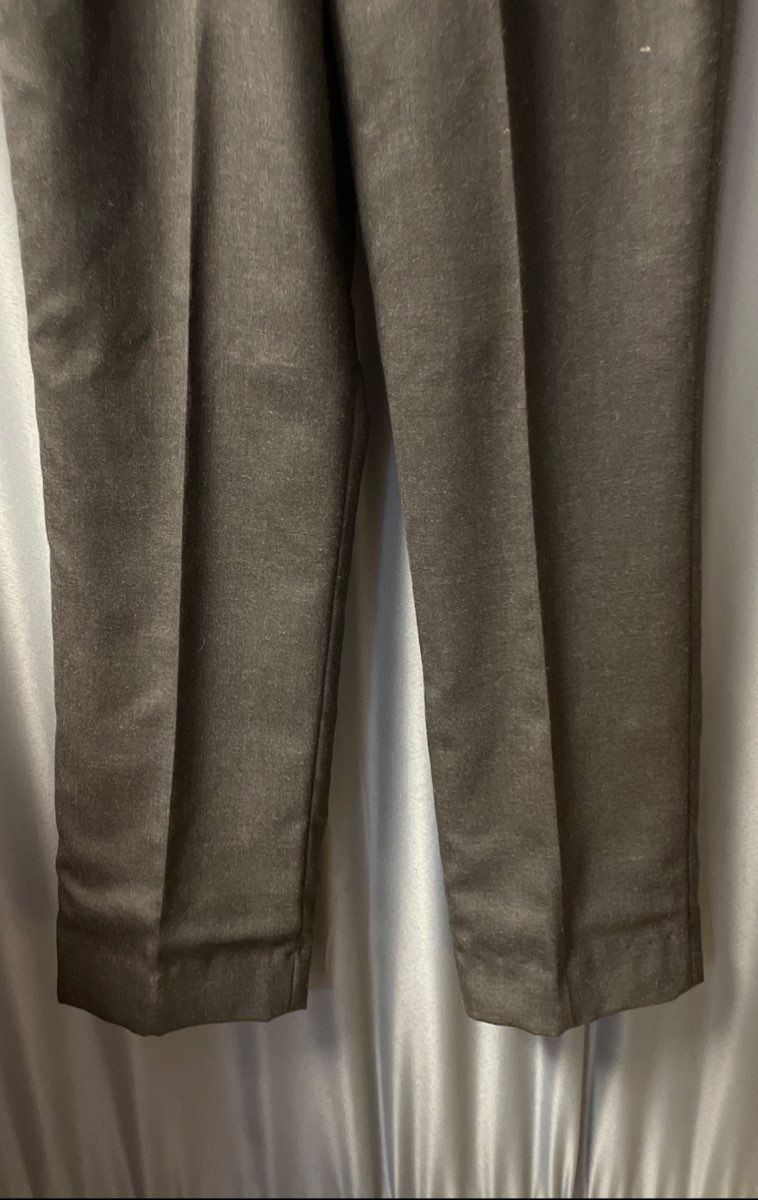 Vintage 90s Pendleton Women's Charcoal Gray Virgin Wool Dress Trousers USA Sz 8