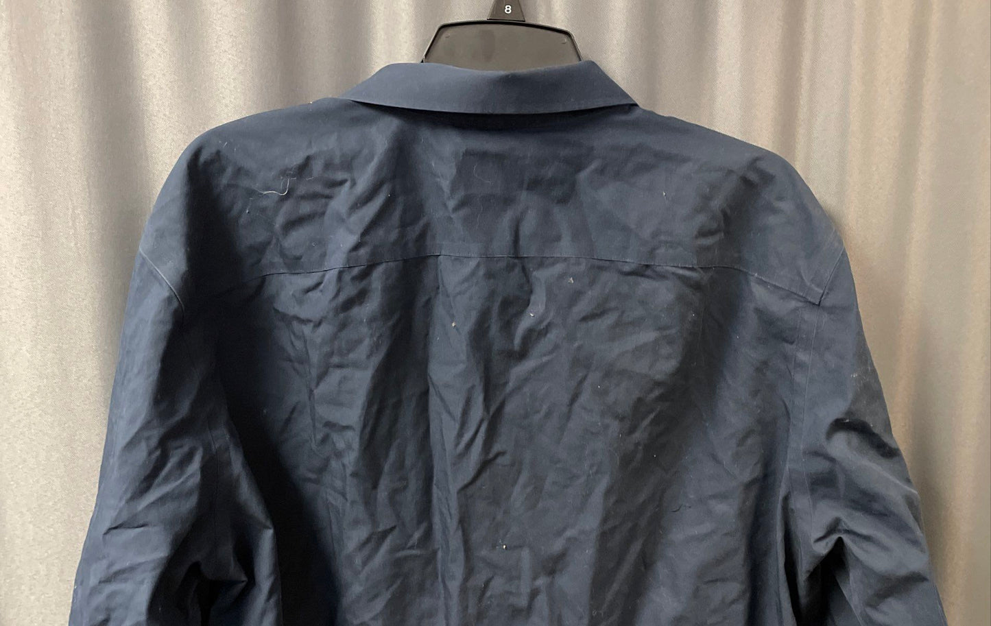 UNTUCKit Men's Navy Blue Wrinkle Free Long Sleeve Button Down Shirt Sz XL