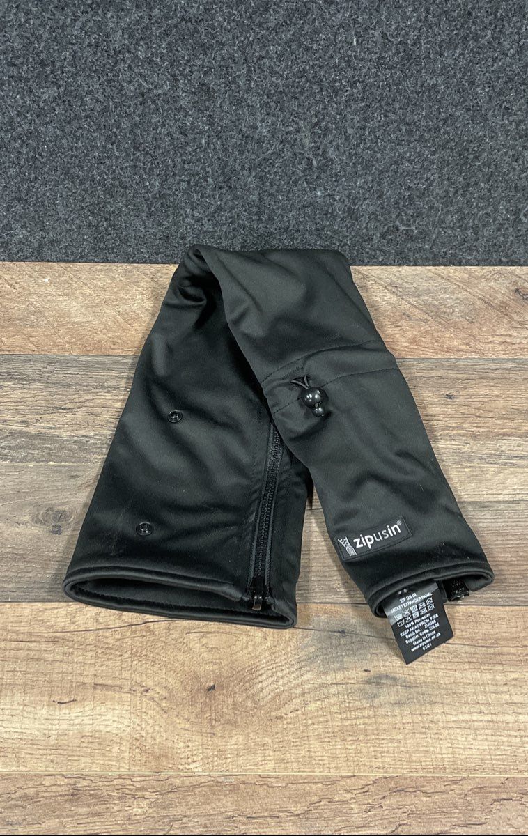 Zip Us In Black Maternity Jacket Expander Panel Baby Wearing Extender