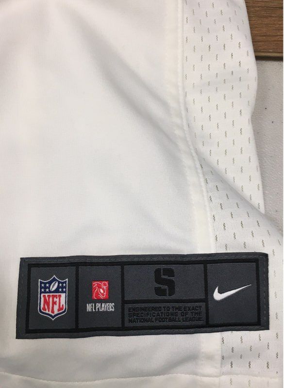 Nike Men's Washington Redskins Alex Smith #11 Jersey White Away Size S