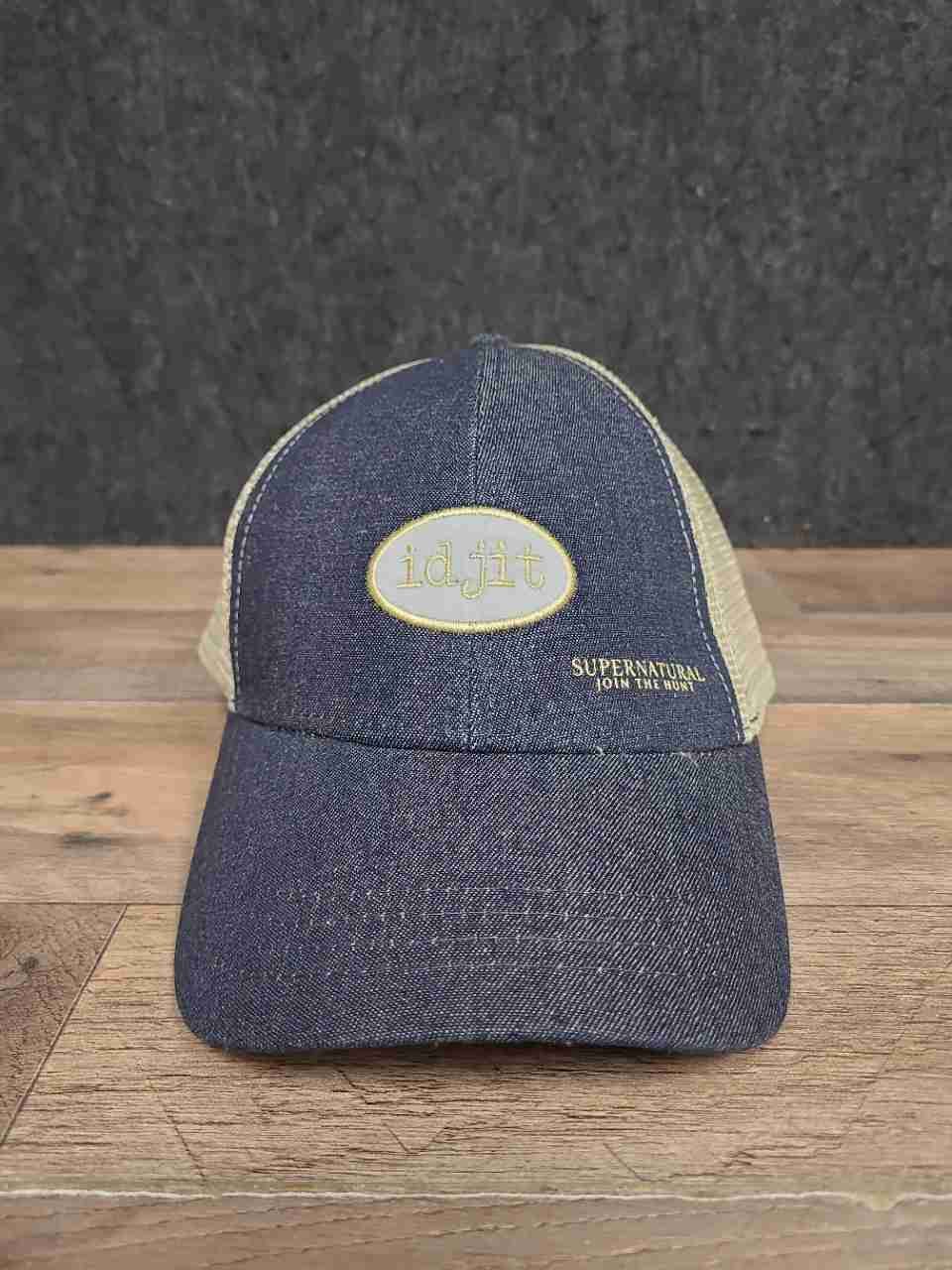 Supernatural Join The Hunt Idjit Denim Trucker Hat CultureFly NWT Sz OSFM
