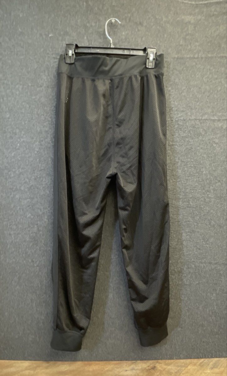 PUMA Women's Black Semi-Sheer Mesh Jogger Pants Sz XS