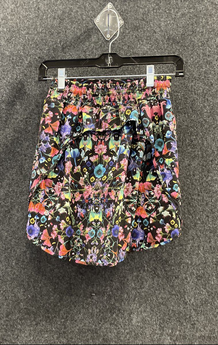 Lululemon Women's Pace Rival Skirt Multicolor Secret Garden Floral Skort Sz 4
